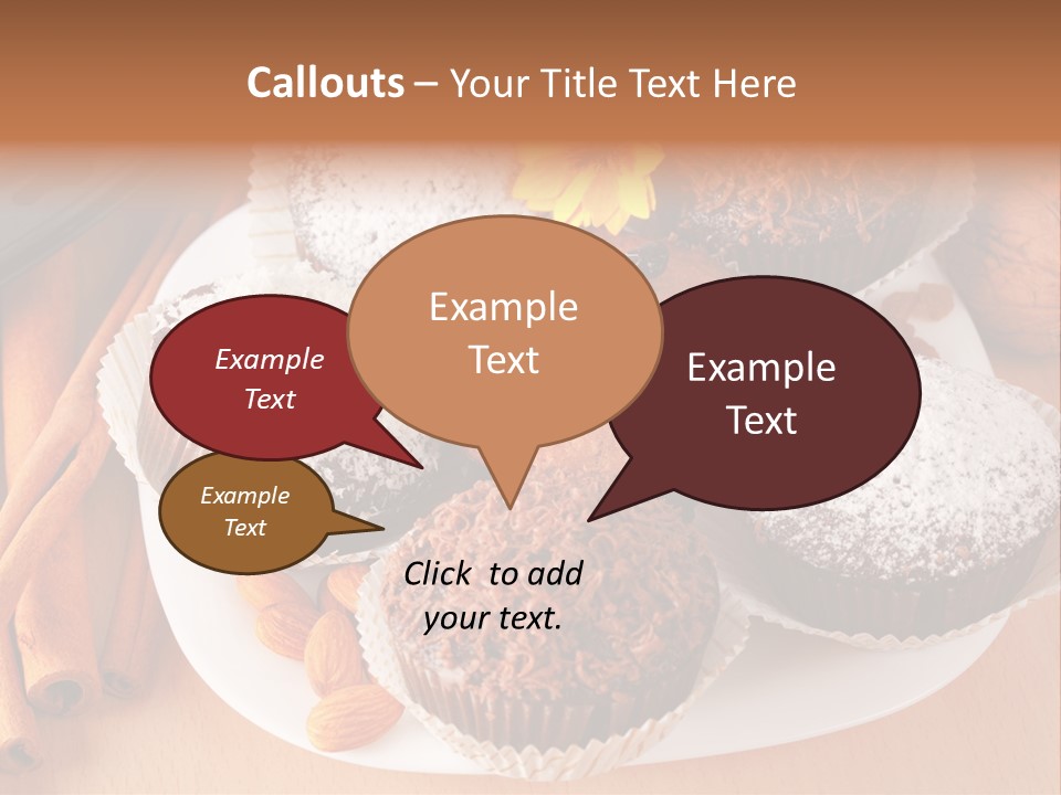 Holiday Confectionery Snack PowerPoint Template