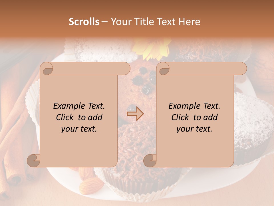 Holiday Confectionery Snack PowerPoint Template