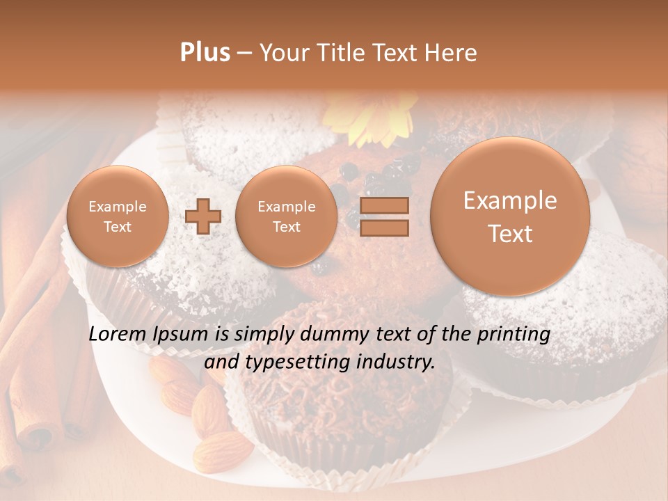Holiday Confectionery Snack PowerPoint Template