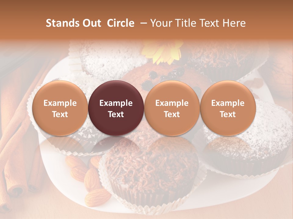 Holiday Confectionery Snack PowerPoint Template