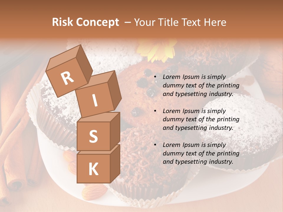 Holiday Confectionery Snack PowerPoint Template