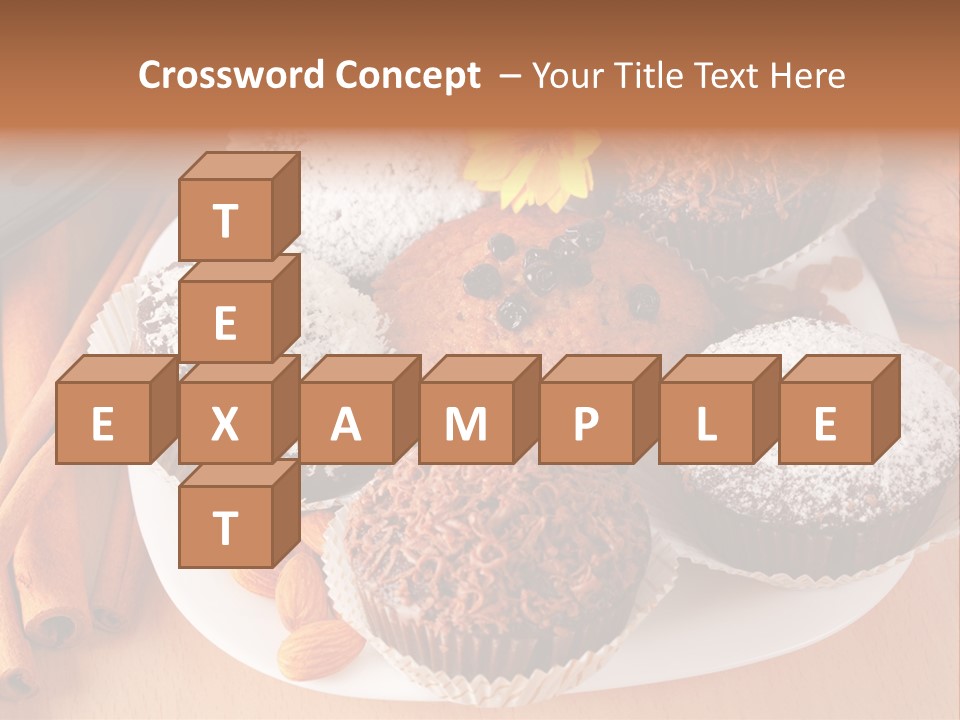 Holiday Confectionery Snack PowerPoint Template