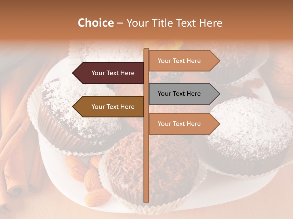 Holiday Confectionery Snack PowerPoint Template