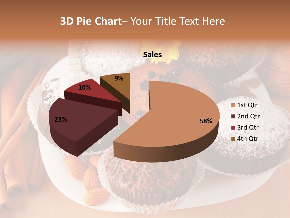 Holiday Confectionery Snack PowerPoint Template