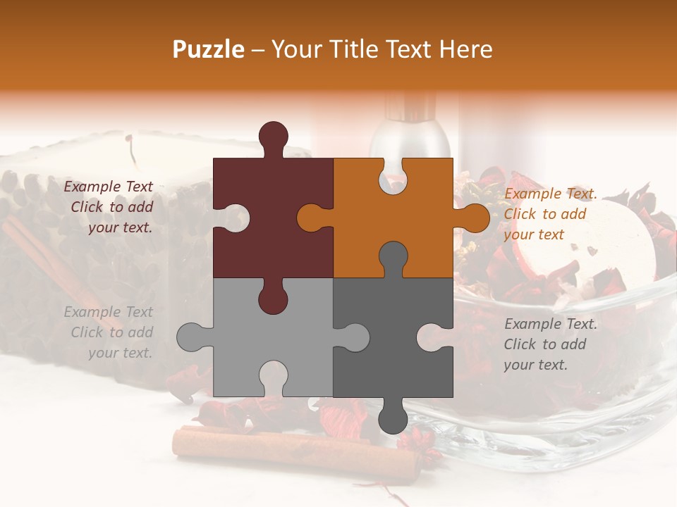 Care Aromatherapy Petals PowerPoint Template