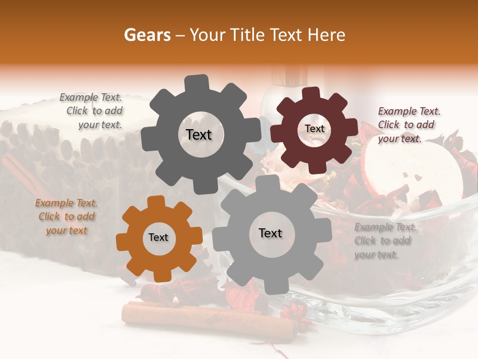 Care Aromatherapy Petals PowerPoint Template