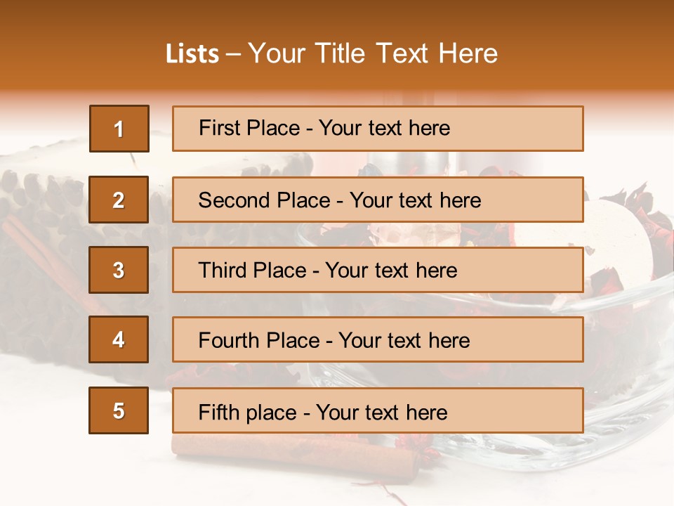 Care Aromatherapy Petals PowerPoint Template