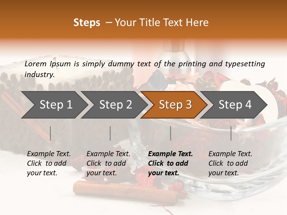 Care Aromatherapy Petals PowerPoint Template