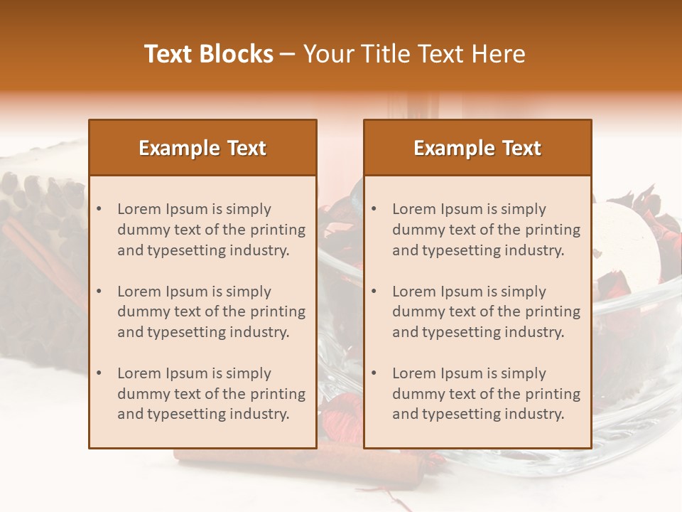 Care Aromatherapy Petals PowerPoint Template