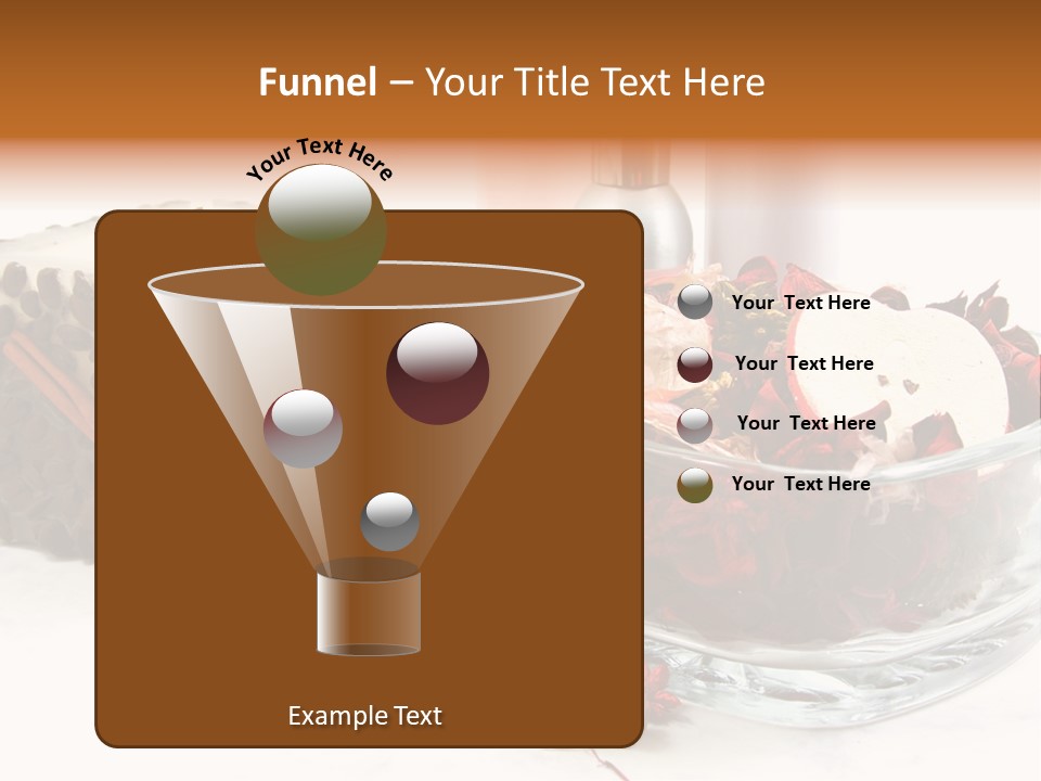 Care Aromatherapy Petals PowerPoint Template