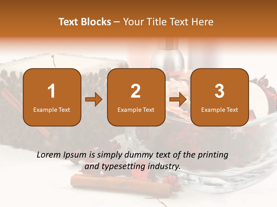 Care Aromatherapy Petals PowerPoint Template