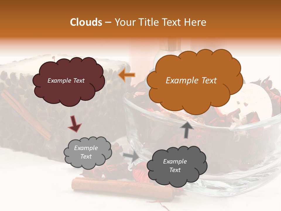 Care Aromatherapy Petals PowerPoint Template
