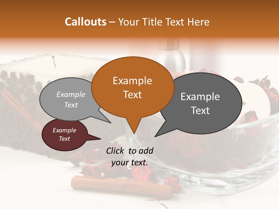 Care Aromatherapy Petals PowerPoint Template