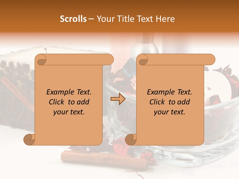 Care Aromatherapy Petals PowerPoint Template