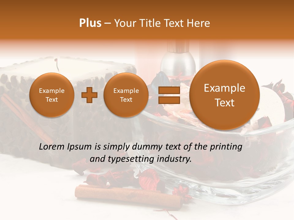 Care Aromatherapy Petals PowerPoint Template