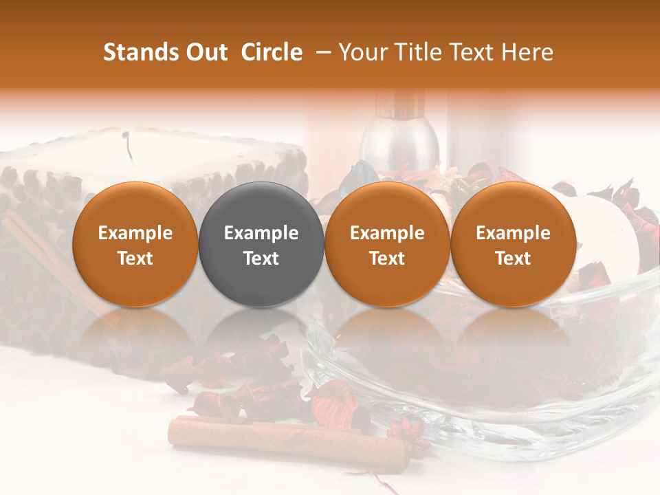 Care Aromatherapy Petals PowerPoint Template