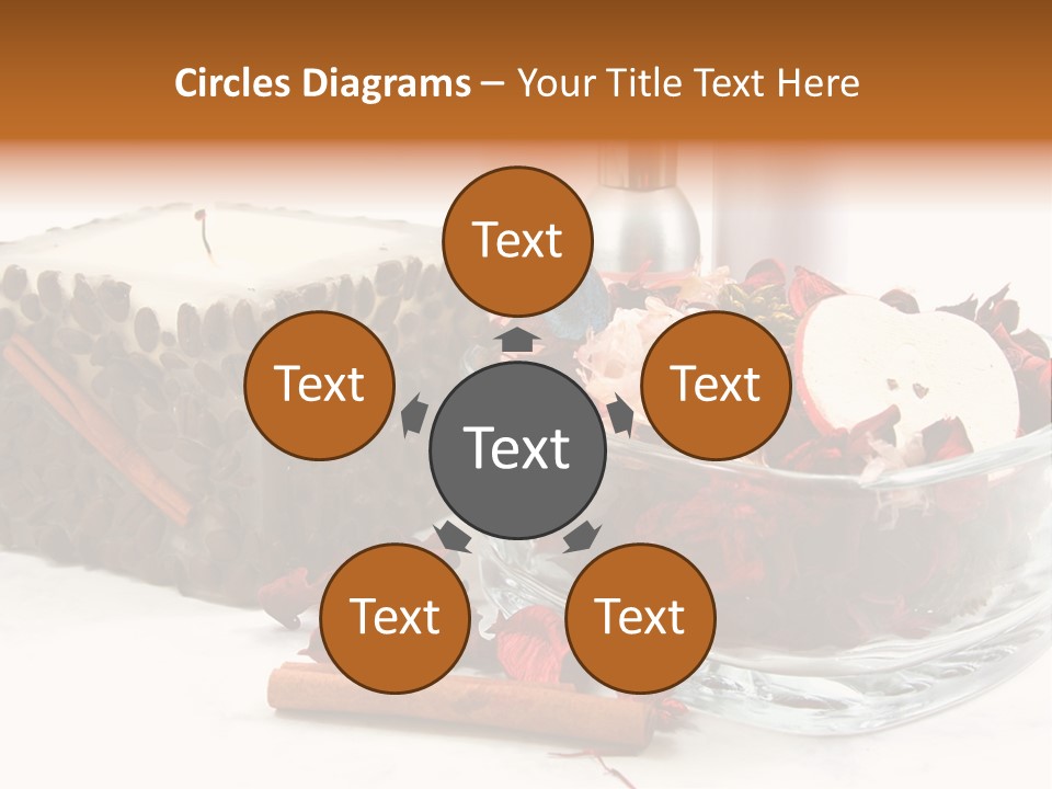 Care Aromatherapy Petals PowerPoint Template