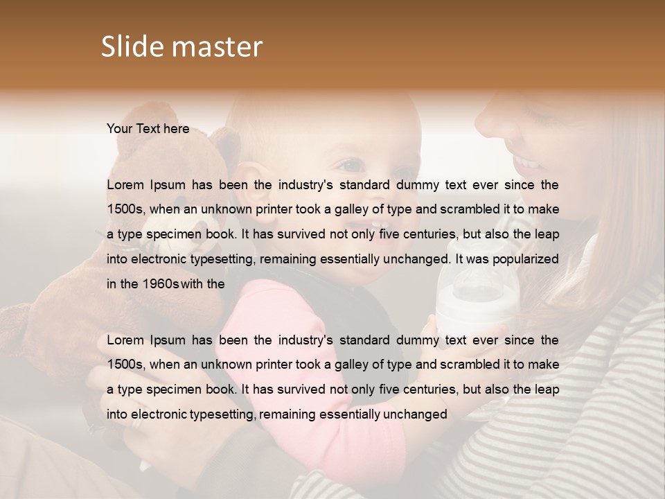 Bébé Maman PowerPoint Template