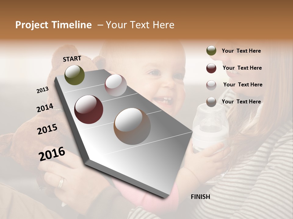 Bébé Maman PowerPoint Template