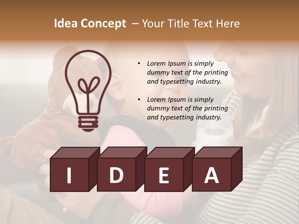 Bébé Maman PowerPoint Template