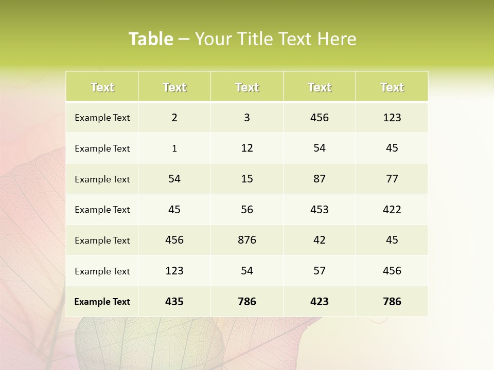 Transparent PowerPoint Template