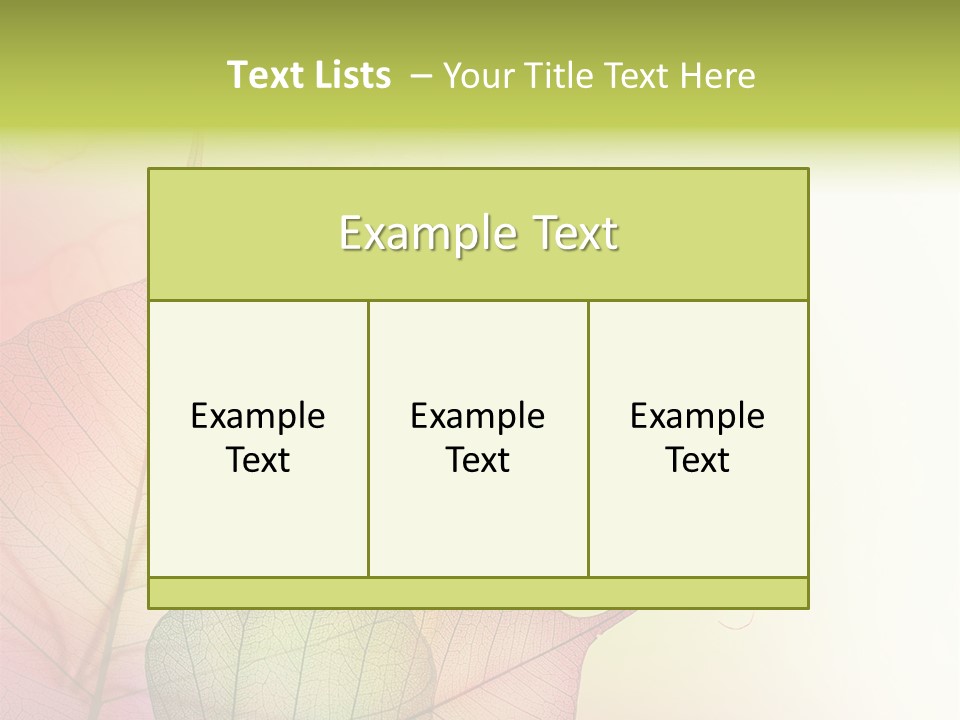 Transparent PowerPoint Template