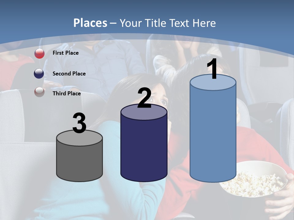 Men At Cinema PowerPoint Template