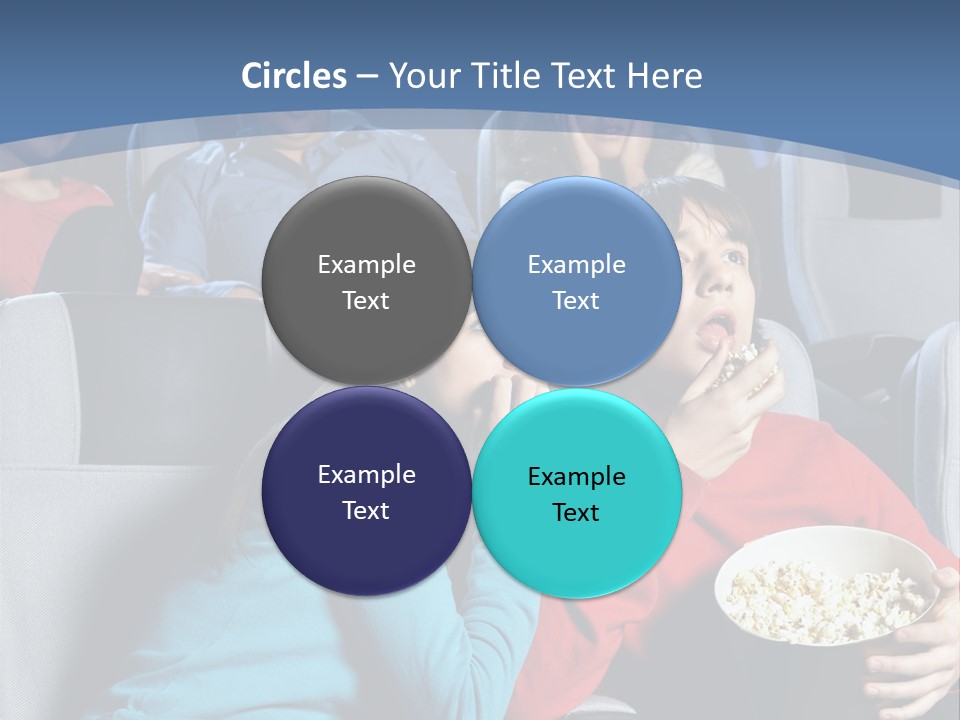 Men At Cinema PowerPoint Template