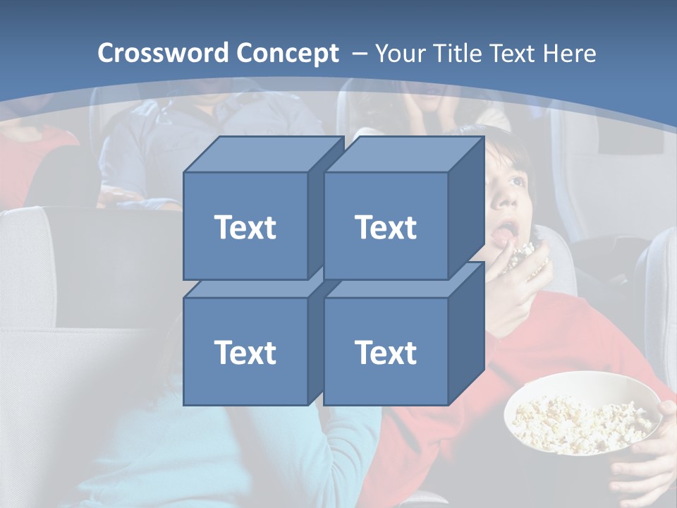 Men At Cinema PowerPoint Template