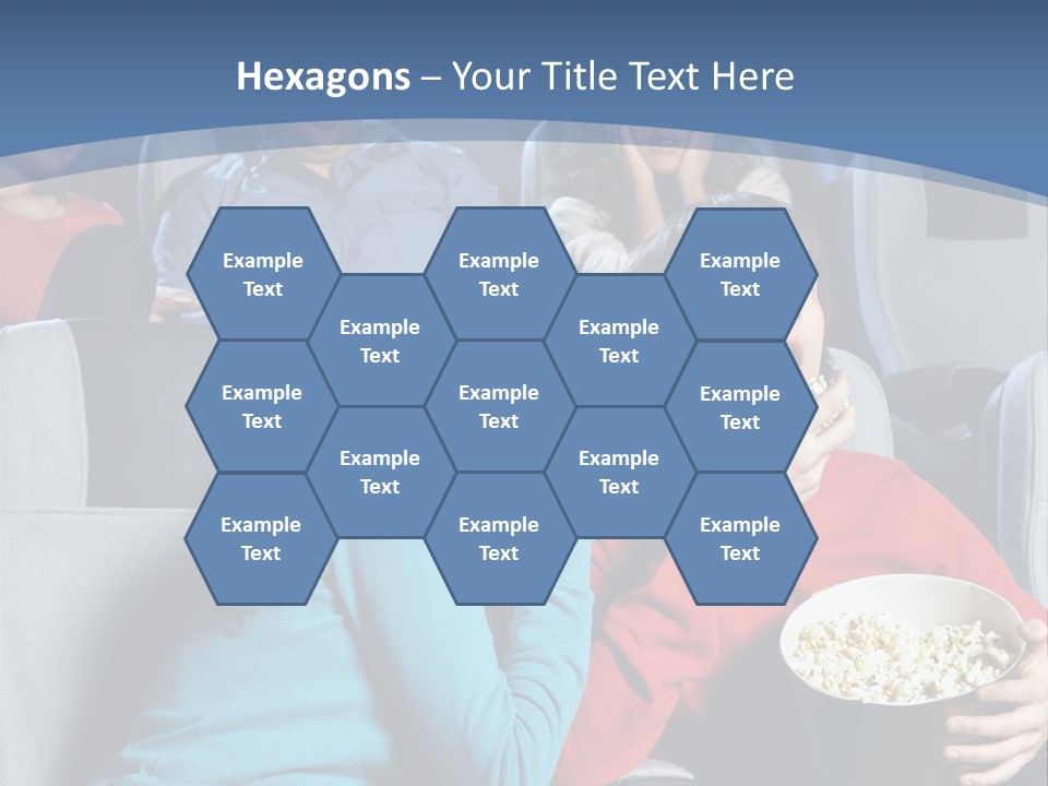 Men At Cinema PowerPoint Template