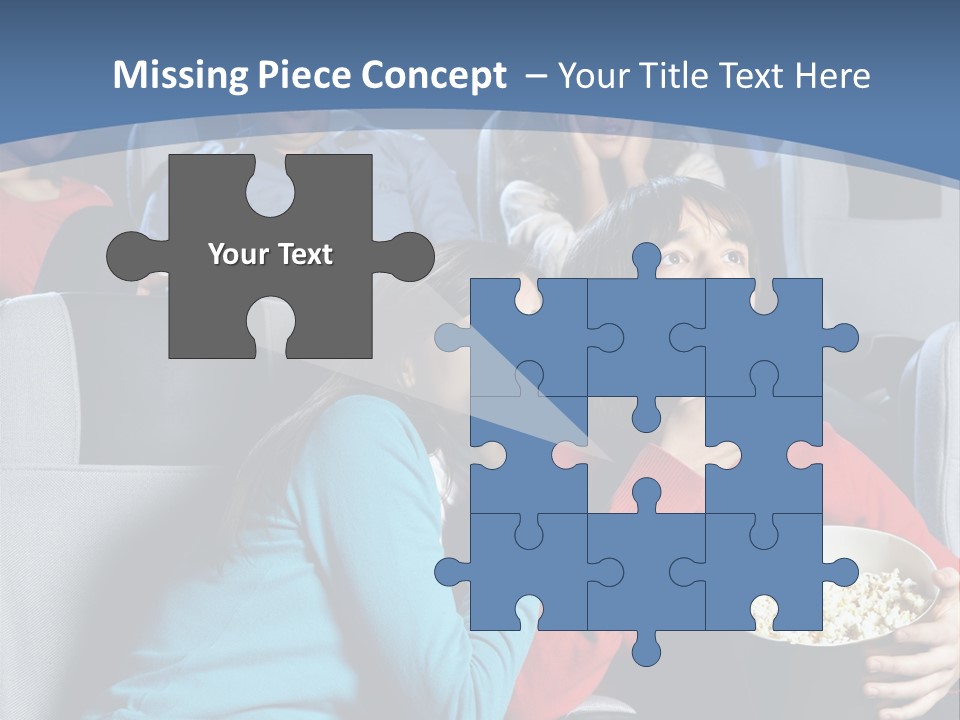 Men At Cinema PowerPoint Template