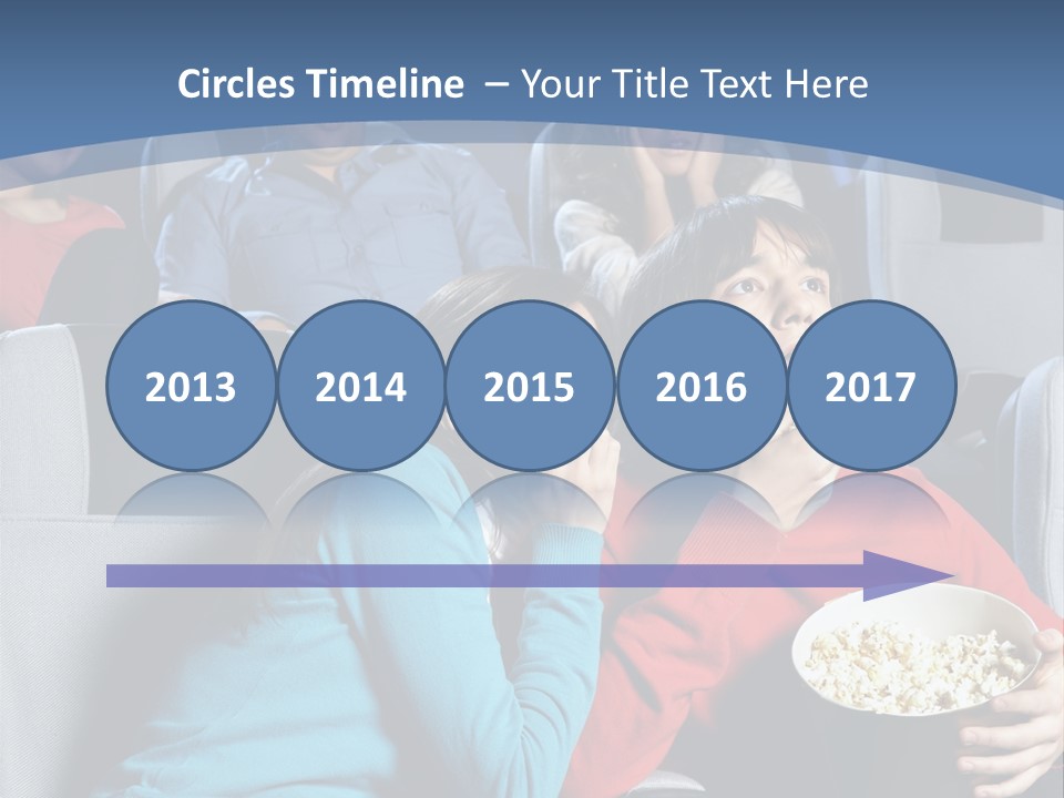 Men At Cinema PowerPoint Template