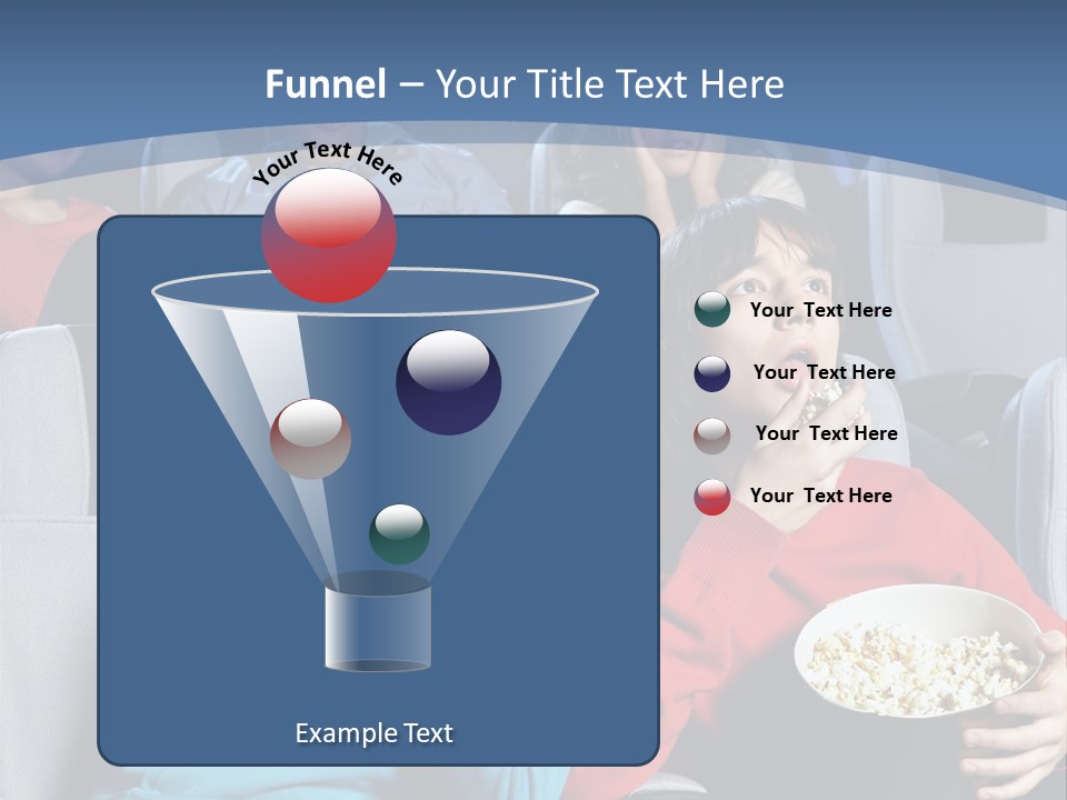 Men At Cinema PowerPoint Template