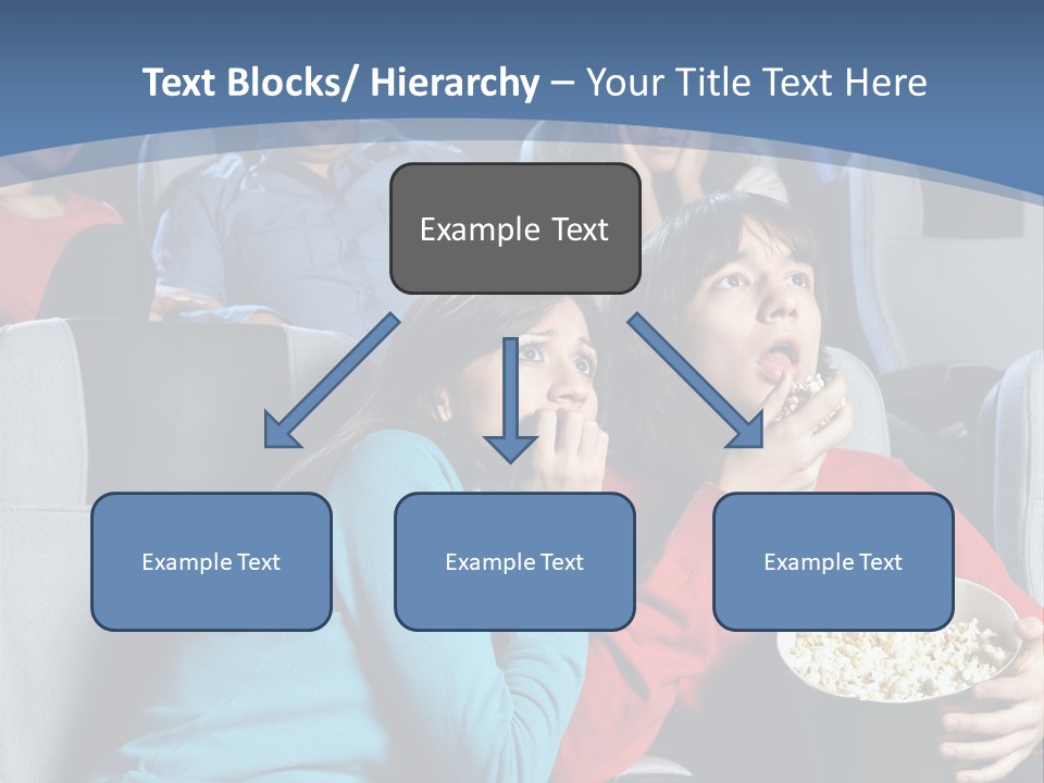 Men At Cinema PowerPoint Template