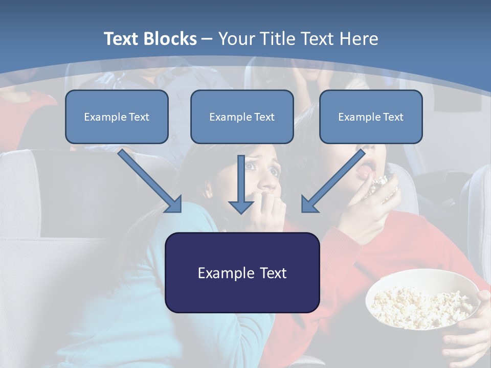 Men At Cinema PowerPoint Template