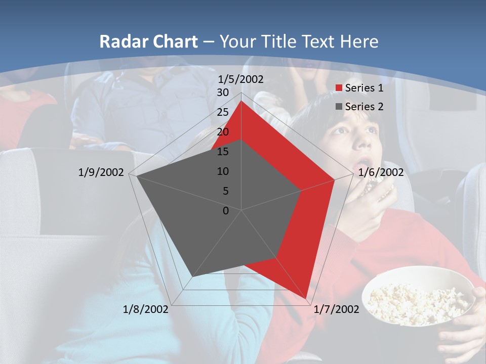 Men At Cinema PowerPoint Template