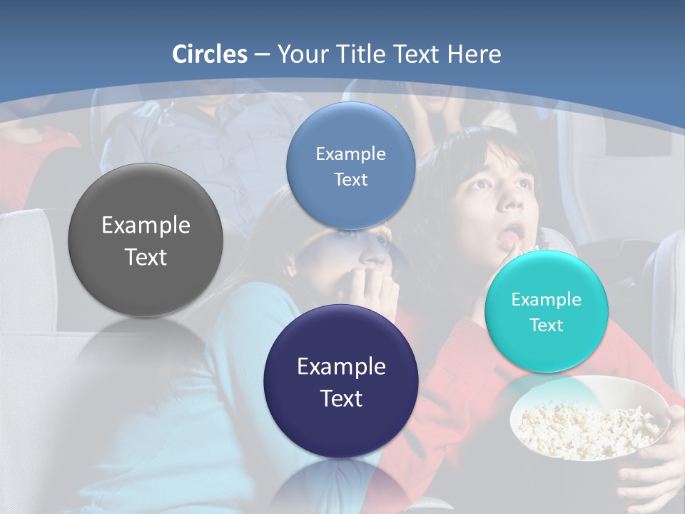 Men At Cinema PowerPoint Template