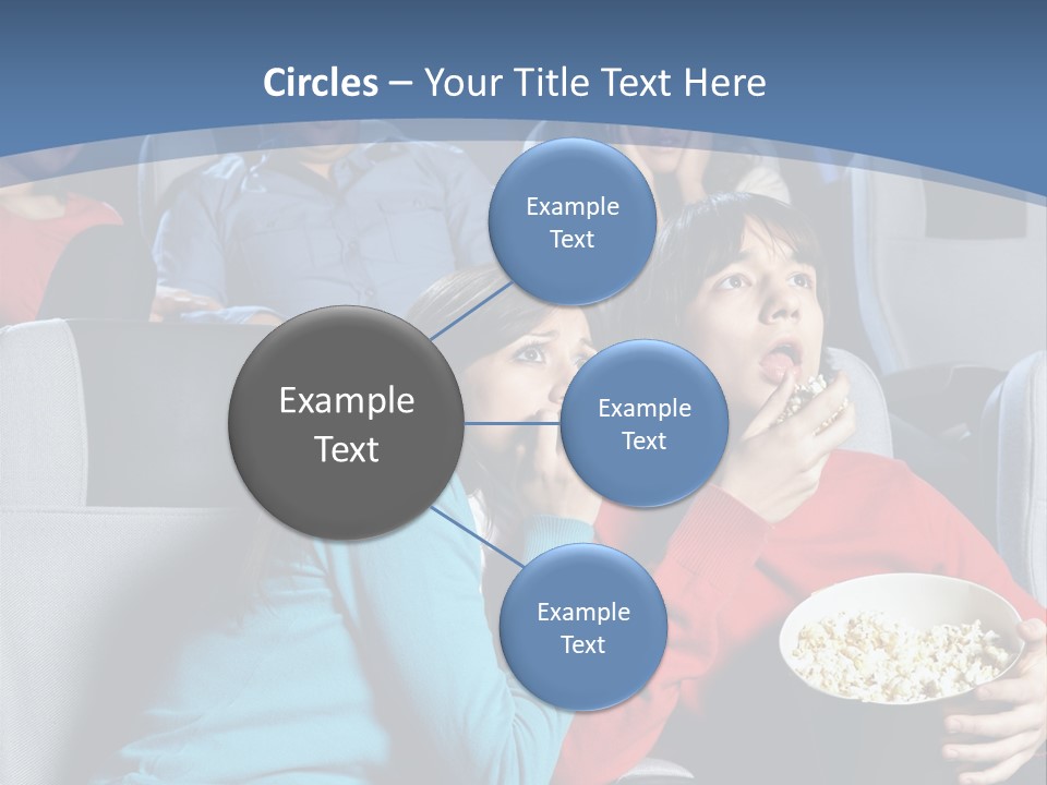 Men At Cinema PowerPoint Template