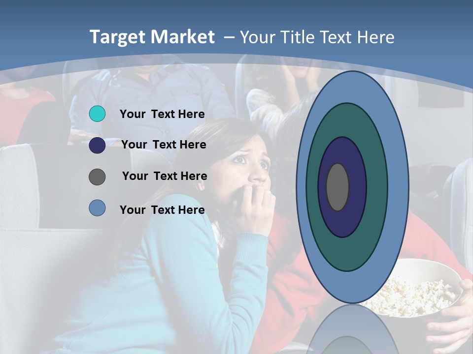 Men At Cinema PowerPoint Template