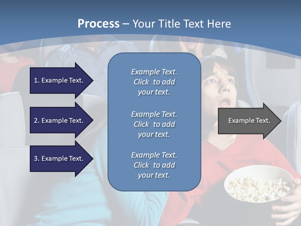 Men At Cinema PowerPoint Template