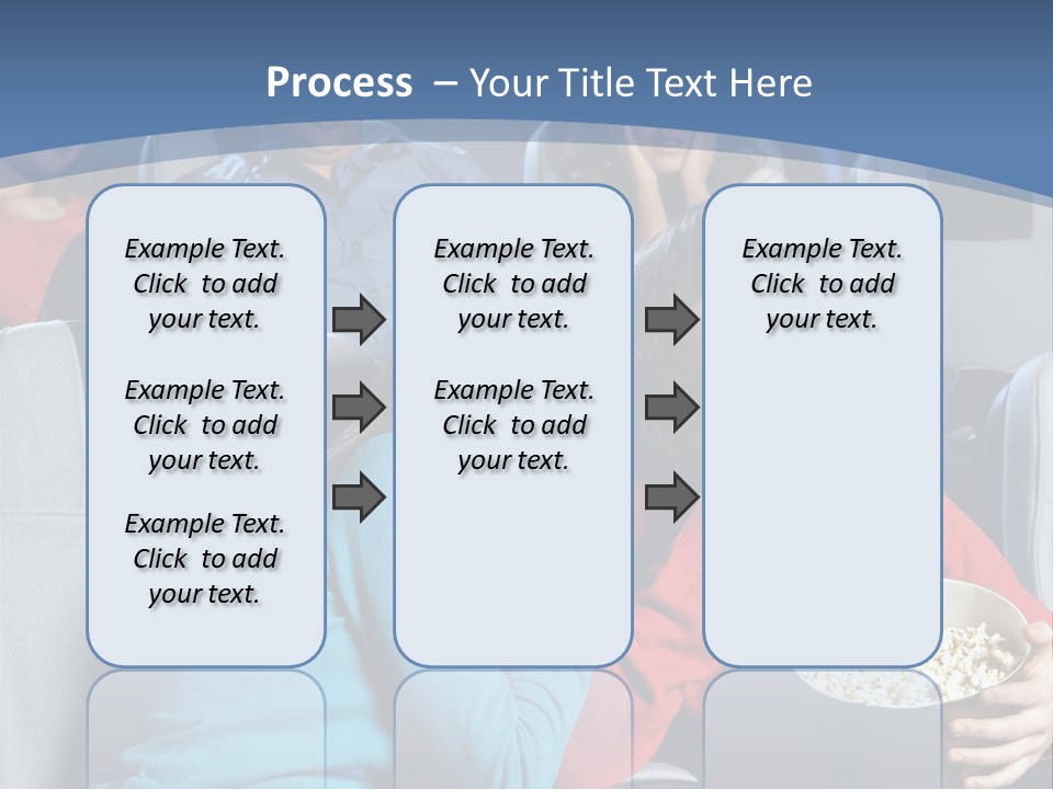 Men At Cinema PowerPoint Template