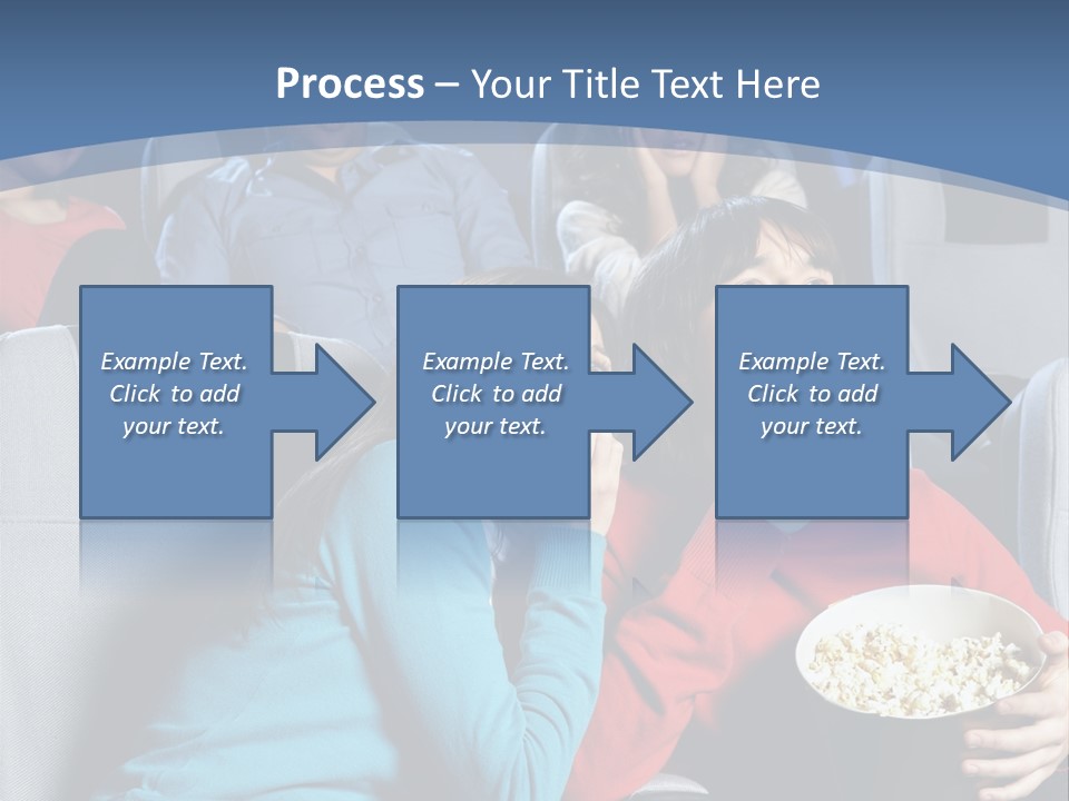 Men At Cinema PowerPoint Template