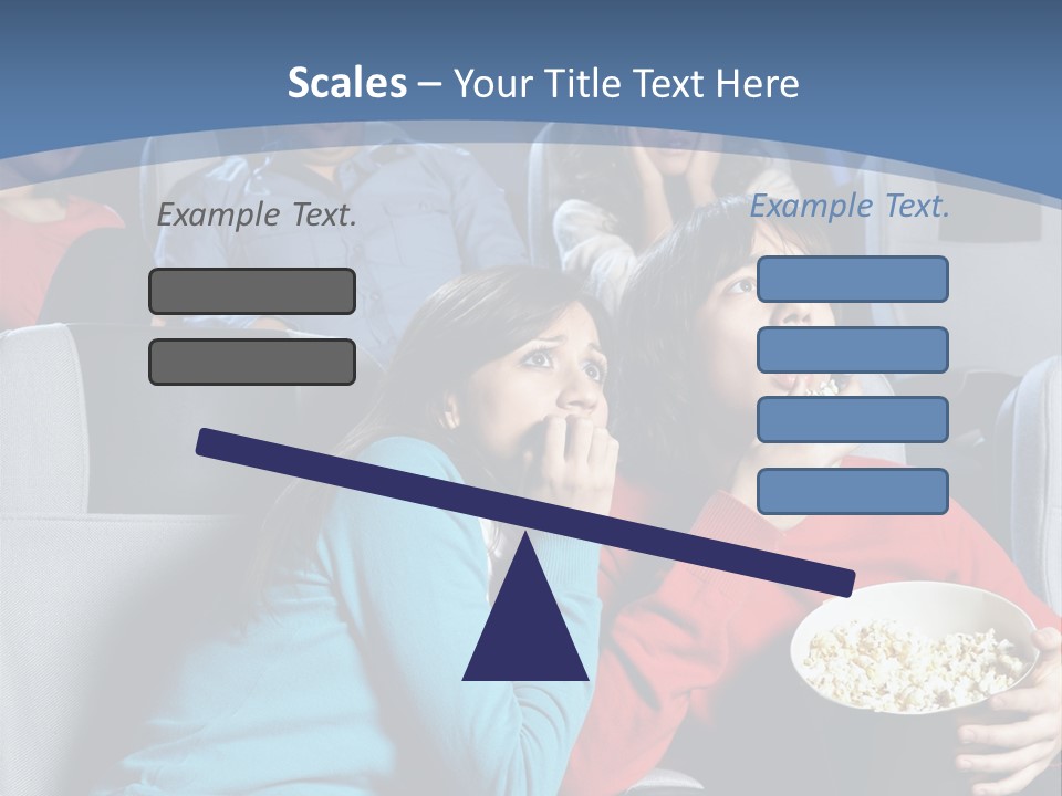 Men At Cinema PowerPoint Template