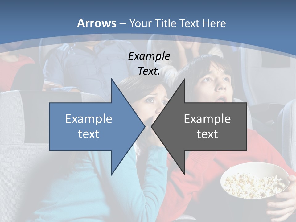 Men At Cinema PowerPoint Template
