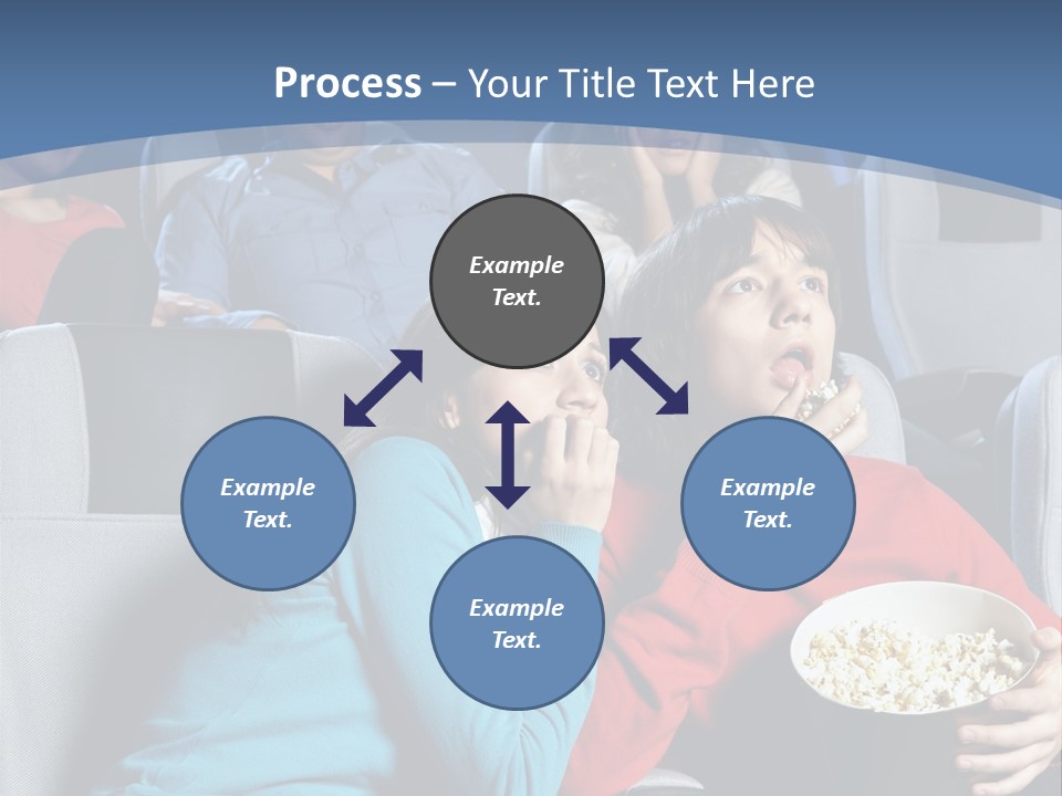 Men At Cinema PowerPoint Template