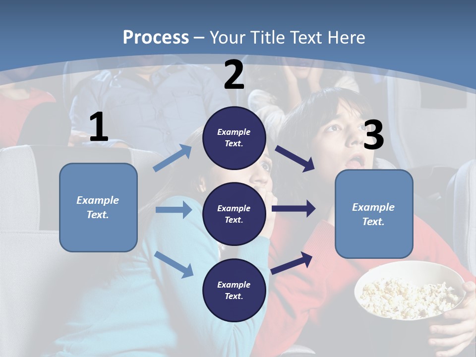 Men At Cinema PowerPoint Template