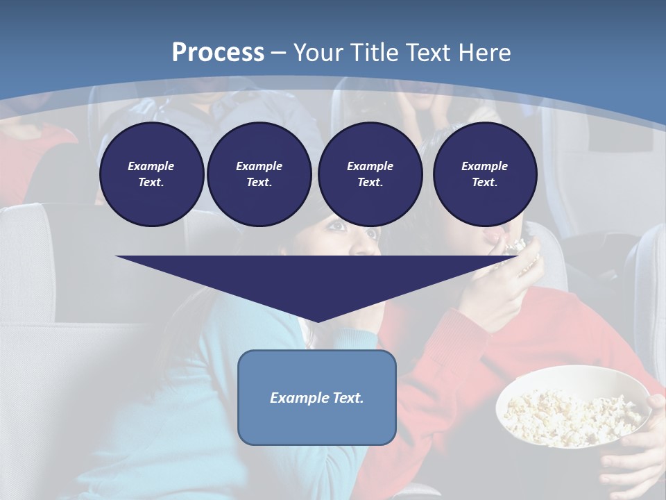 Men At Cinema PowerPoint Template