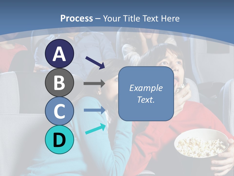 Men At Cinema PowerPoint Template