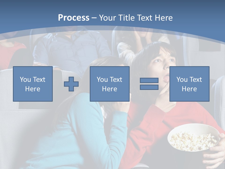 Men At Cinema PowerPoint Template