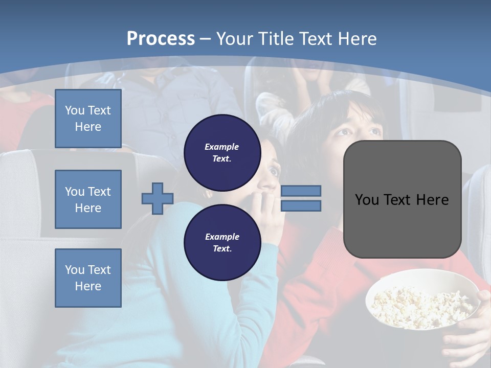 Men At Cinema PowerPoint Template